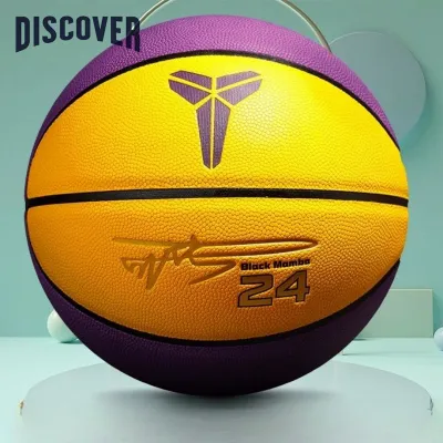 Quả Bóng Rổ Số 7 Bằng PU Rổ Rắn đen Kobe Cao Cấp Đồng Hiệu NBA Chống Trượt Chống Mài Mòn Bám Dính Tay Tiện Lợi
