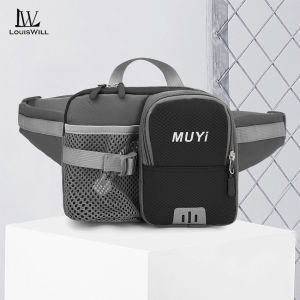 LouisWill กระเป๋ากีฬากลางแจ้งคาดเอวของผู้ชายกระเป๋ากระเป๋าคาดหน้าอกกระเป๋ากันน้ำกีฬาความจุขนาดใหญ่ไม่เป็นทางการกระเป๋าธุรกิจกระเป๋าเดินทางกระเป๋าออกกำลังกายกลางแจ้ง