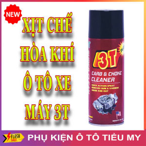 Chai Vệ Sinh Bình Xăng Con Xịt Chế Hòa Khí 3T Vệ Sinh Kim Phun Điện Tử Dung Tích 450 ml