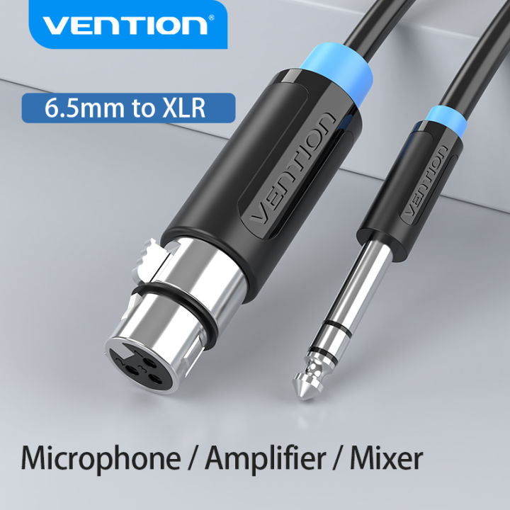 Vention Microphone Wire 6.5mm male to XLR female audio cable Male Pl to