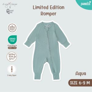 Kaya Harper x Snow Owl ชุดรอมเปอร์ชุดหมี แบบซิป เด็ก 6 - 12 เดือน (2 Way Zipper)