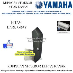 Kupingan Spakbor Depan Kanan Hitam Dark Gray New N Max Nmax Turbo Tech Max Asli Yamaha Surabaya