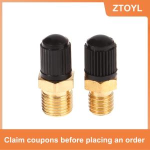 【ZTOYL】 1 cái tự làm phụ kiện máy nén khí Tank Fill van lục giác Brass Tank Fill van M8 M10 Threaded van lõi