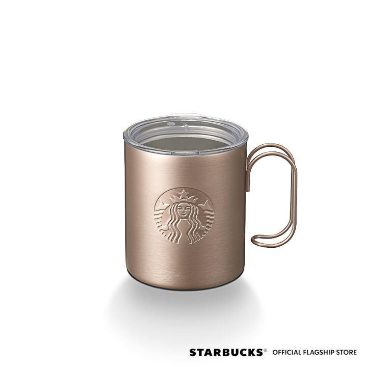 Starbucks 12oz Stainless Steel Mug Champagne Gold Siren BlissfulHomecoming