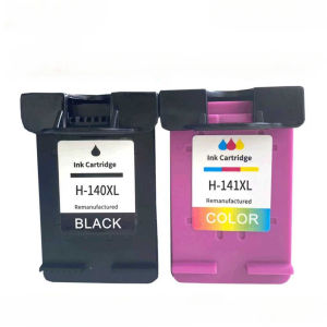 Compatible HP 140XL HP 141XL Ink Cartridges Replacement for HP DeskJet D4260 D4280 D4360 OfficeJet J5725 J5780 J6480 Photosmart C4200 C4280 C5280 C5580 D5300 Printers Black ~600 Pages/Color ~450 Pages