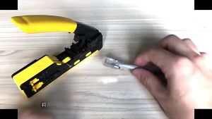 ZOERAX RJ45 Pass Through Crimp Tool Cat6 Cat7 LAN Ethernet Cable Crimper Professional Network Tool Kit RJ11 RJ12
