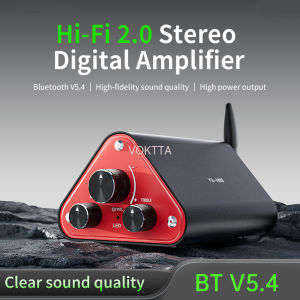 Voktta YS-HM3 DC 12-24V BT v5.4 kênh đôi ne5532 bo mạch khuếch đại âm thanh 50W * 2 Hi-Fi Bộ khuếch đại kỹ thuật số âm thanh nổi TPA3116 chip
