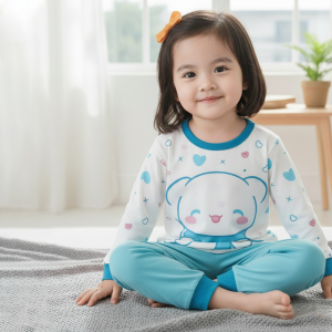 Setelan Baju Bayi Piyama Bayi Panjang BONEKA SERIES POKA SNI 6-18 Bulan ZPY39