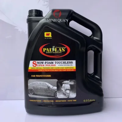Nước Rửa Xe Không Chạm PALLAS 6 Lít Dung Dịch Rửa Xe Ô Tô Xe Máy Siêu Sạch