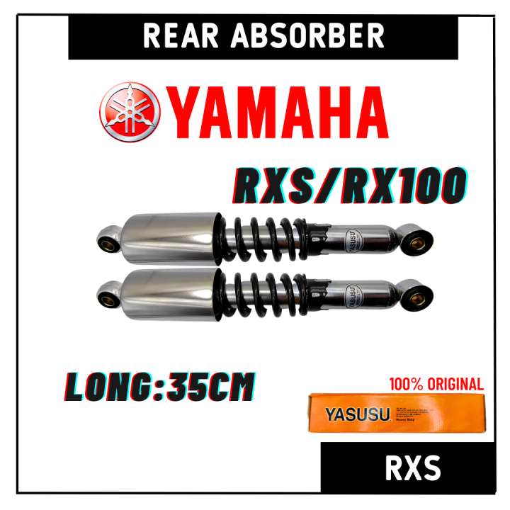 YASUSU REAR ABSORBER YAMAHA RXS RX 100 RX100 SHOCK ASORBER MONOSHOCK ...