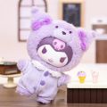 Original Toptoy Kawaii Sanrio Latte Baby Series Plush Doll Action Figure Desktop Decoration Kuromi Model Toy. 