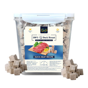 LDECO 100% Pure Duck Breast Freeze Dried Pet Treats 400g | High Protein Training Snacks for Dogs & Cats | MY STOCK