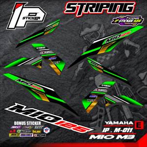 Striping MIO M3 125 - Sticker Striping Variasi List Yamaha MIO M3 125 IP.M-011 Design IP Sticker