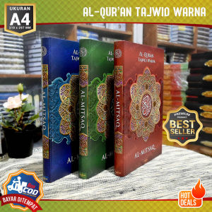 Alquran Ukuran Besar Tajwid Warna Quran Non Terjemah Al-QurAn 30 Juz Lengkap Mudah Di Baca