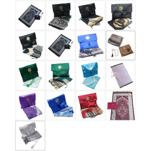 Beautifully Color Prayer Carpet Praying Rug Mat With Beads and Storage Bag Suitable For Women And Men Bayram Gift