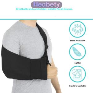 Heabety  Breathable Post Surgery Arm Sling Adjustable Forearm Support Strap For Shoulder Elbow Wrist Fracture Dislocation Injury Recovery Tools