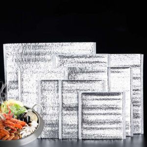 RBJ4 Practical Food Takeaway Packaged Lunch Hot andCold Pouch Food Pouches Kitchen Gadgets Thermal Insulation Bag