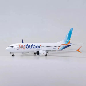 Mô hình máy bay nhựa 47cm B737 Air Fly Dubai Airlines quà tặng hàng không bộ sưu tập