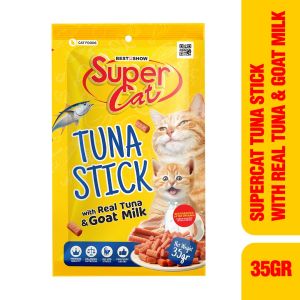 Paket Hemat Supercat Tuna Stick 1 Dus Isi 24Pcs - Snack Real Meat Kucing