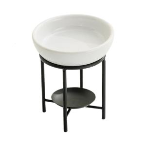 Gốm sứ Thanh Lịch Tinh dầu đầu đốt kim loại tealight chủ Rack aromatherapies khuếch tán cho nhà decors và thư giãn