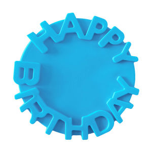 Fantic Silicone Cake Mold Festival Cake Baking Pan Mousse Mould 3D DIY Circular Happy Birthday Handmade Kitchen Baking Tools Accessorie