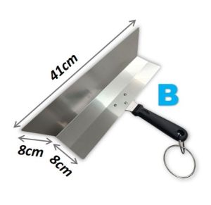 KADELI 3 Sizes Stainless Steel Window Film Upside-Down Scraper Professional Speed Loader Window Tinting Film Install Tool