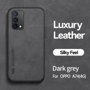 For Oppo A74 A94 A95 A53 A33 A5 A9 A53 A33 2020 A91 A7 A12 A5S F9 F11 4G 5G Luxury Leather Phone Case Fashion Couple Protection Casing Shockproof Soft Back Cases Cover