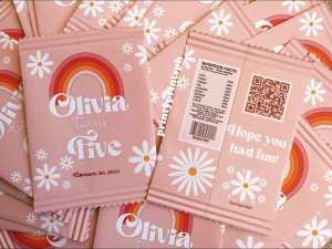 Personalized Chipbag Chip bags Chips Loot bag for Birthday Gender Reveal Baptism Wedding Party