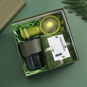 Surprised Gift Mothers Day Valentine Gift Anniversary Surprise Gift Box Ready Stock Bouquet Small Fan Towel Coffee Cup Gift Notebook