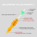 20pcs Yellow Dragonfly V2 Tattoo Cartridge Needles 4 color cap for RL/RS/RM/M1. 