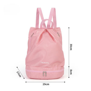 Wet Dry Separate Swimming Swim Bag Backpack Beg Waterproof Beach Surf Snorkeling Bag Outdoor Bag