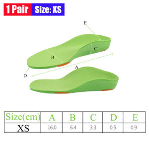 VTTO 1 Đôi Đế Lót Chỉnh Hình Cho Trẻ Em Đế Lót Giày Trẻ Em Chân Bò Hỗ Trợ Vòm Chuyên Nghiệp Đế Lót Giày Thể Thao Thoải Mái