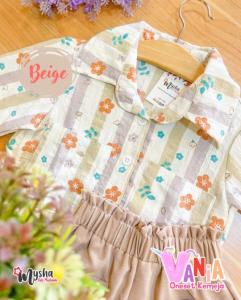 Oneset Anak perempuan / Setelan anak Cringkle VANIA Series untuk Anak 2-8 thn by Mysha Kids Muslimah