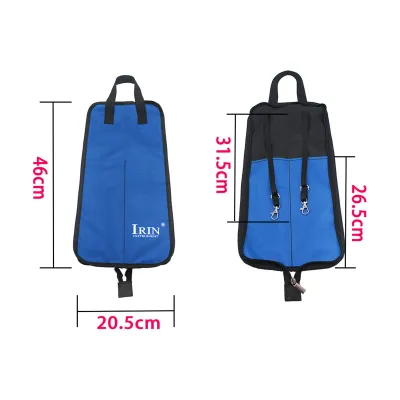 【In-Demand Item】 IRIN DrumStick Bag Ethnic Style Oxford Cloth Drumstick Thicken Case Large Capacity Handbag Percussion Instrument Accessories