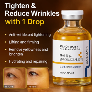 Salmon Water Glow Anti-Wrinkle Essence Anti-aging Collagen Firming Serum Fading Dark Spots Brighten Skin Whitening Moisturizing