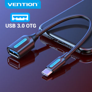 Vention อะแดปเตอร์ USB C เป็น USB OTGสายแปลง Type C เป็น USB 3.0 อะแดปเตอร์สายเคเบิลผู้หญิงสำหรับ Xiaomi Mi 9 USB Type C 3.1 อะแดปเตอร์