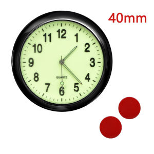 HLINKEY Car Luminous Clock Mini Digital Clock Automobiles Internal Quartz Mechanical Night Time Watch Auto Ornament Car Accessories