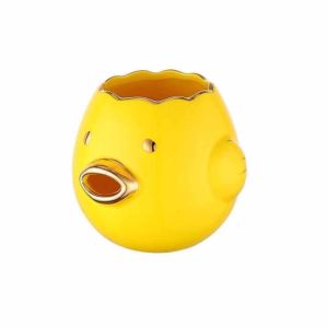 Upstyle Baking Utensils Cute Creative Ceramic Egg White Separator Egg Yolk Protein Separator Filter Baking Tools Kitchen Utensils Yellow Pink Chicken Egg Filter