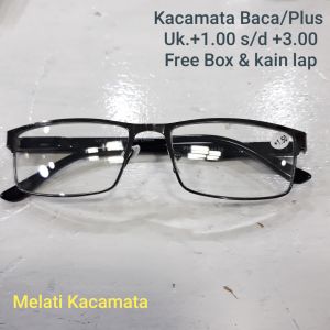 Kacamata Baca/Plus untuk Pria dan Wanita Free Box dan Kain Lap FN600