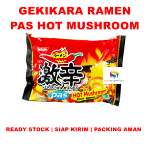 Gekikara Ramen Pas Hot Chicken - Mie Instan Rasa Jamur Pedas