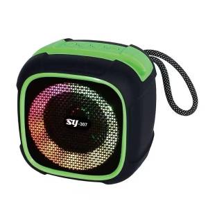 ✅100% Original Smilee SY-307 Mini Wireless Bluetooth Speaker Bass Charge Stereo Sound Outdoor Indoor Loudspeaker