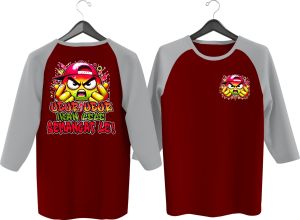 Kaos Atasan Wanita sablon Semangat  / Kaos raglan Wanita Lengan 3\4/ Kaos Cewek/ Kaos Oblong/ Baju Kaos Tshirt/ Tshirt wanita/ Tshirt cewek/ Baju Wanita