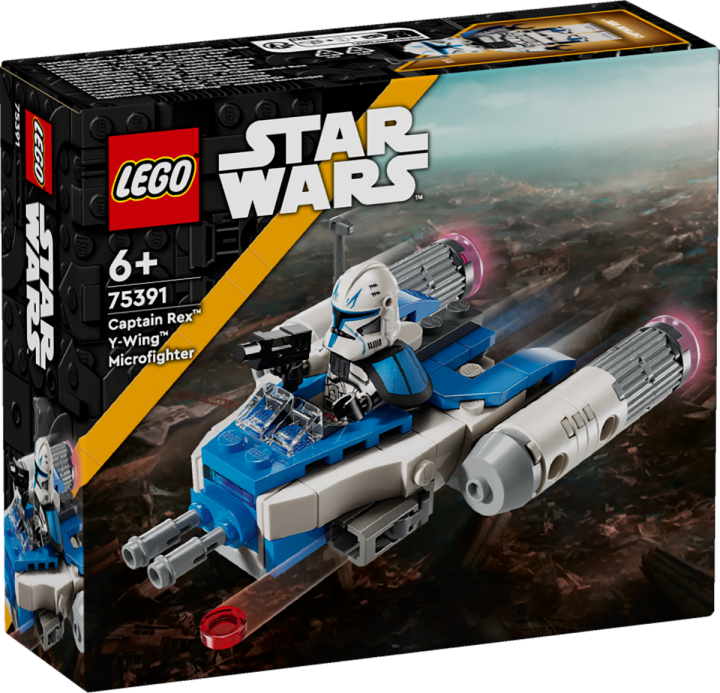 LEGO 75391 Star Wars Captain Rex Y-Wing Microfighter Building Toy Set ...