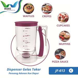 WARS Batter Dispenser Gelas Takar Penuang Adonan Kue Dapur