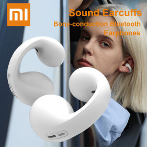 ♥ SPLAY Shipping+Readystock♥Redmi Bone Conduction Earring True Wireless Bluetooth Earphones Ear Clip Headset TWS Sports Earbuds Sound Earcuffs