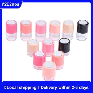 【Local shipping】 Mini Empty Refillable Loose Powder Box With Powder Puff Diy Cosmetic Powder Case Blusher Finishing Powder Jar Container