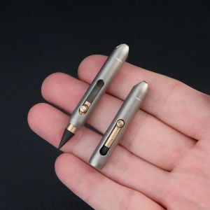 Kirilgu Titanium Alloy Inkless Pencil - Professional Pocket Pen with Keychain Pendant Home & School Supplies P7Q2M