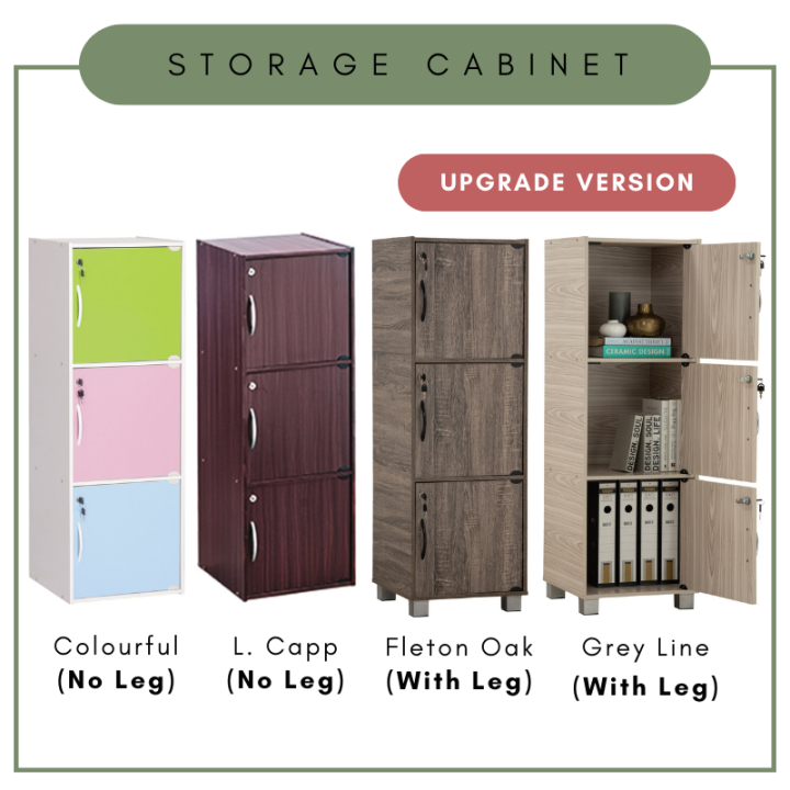 [RAYA 2024] Alora Furniture CODEY 3 Doors Locker / Storage