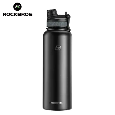 ROCKBROS Thermo Water Bottle Convenient Portable Stainless Steel 550ml-1200ml Insulated Tumbler 12 Hours Hot and Cold Outdoor Drink Bottles