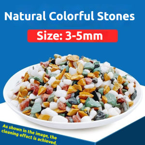 2.5KG Aquarium Colorful Rocks Pebble Natural Stone For Fish Tank Bottom Decor Landscape & Potted Plants Decoration